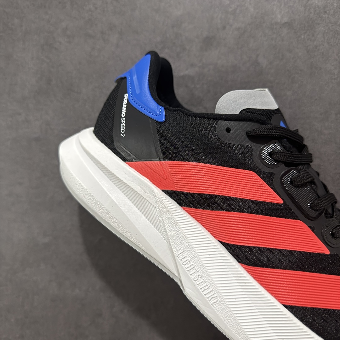 Adizero DURAMO SPEED 2代防滑耐磨 低帮 休闲跑步鞋 IH8205