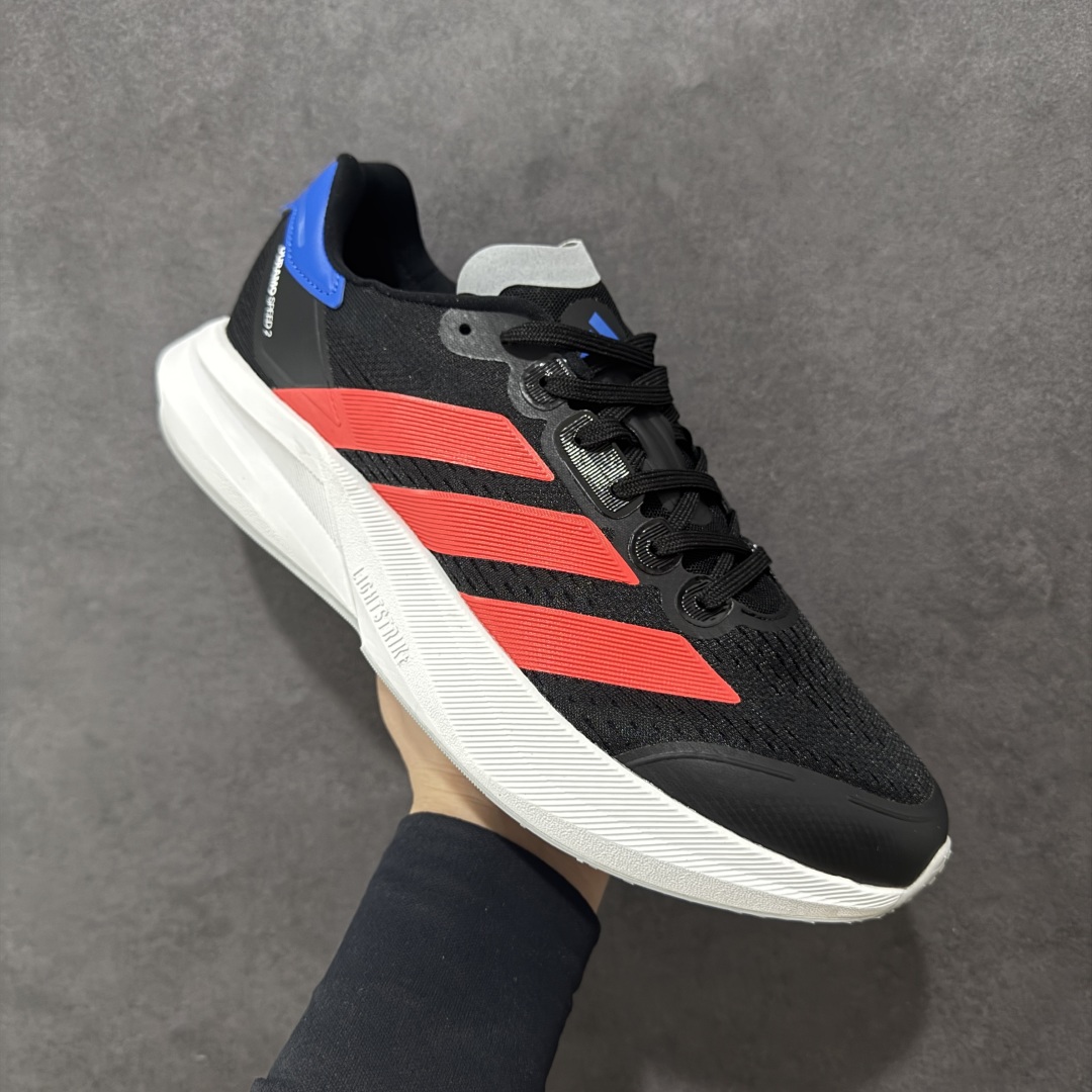 Adizero DURAMO SPEED 2代防滑耐磨 低帮 休闲跑步鞋 IH8205