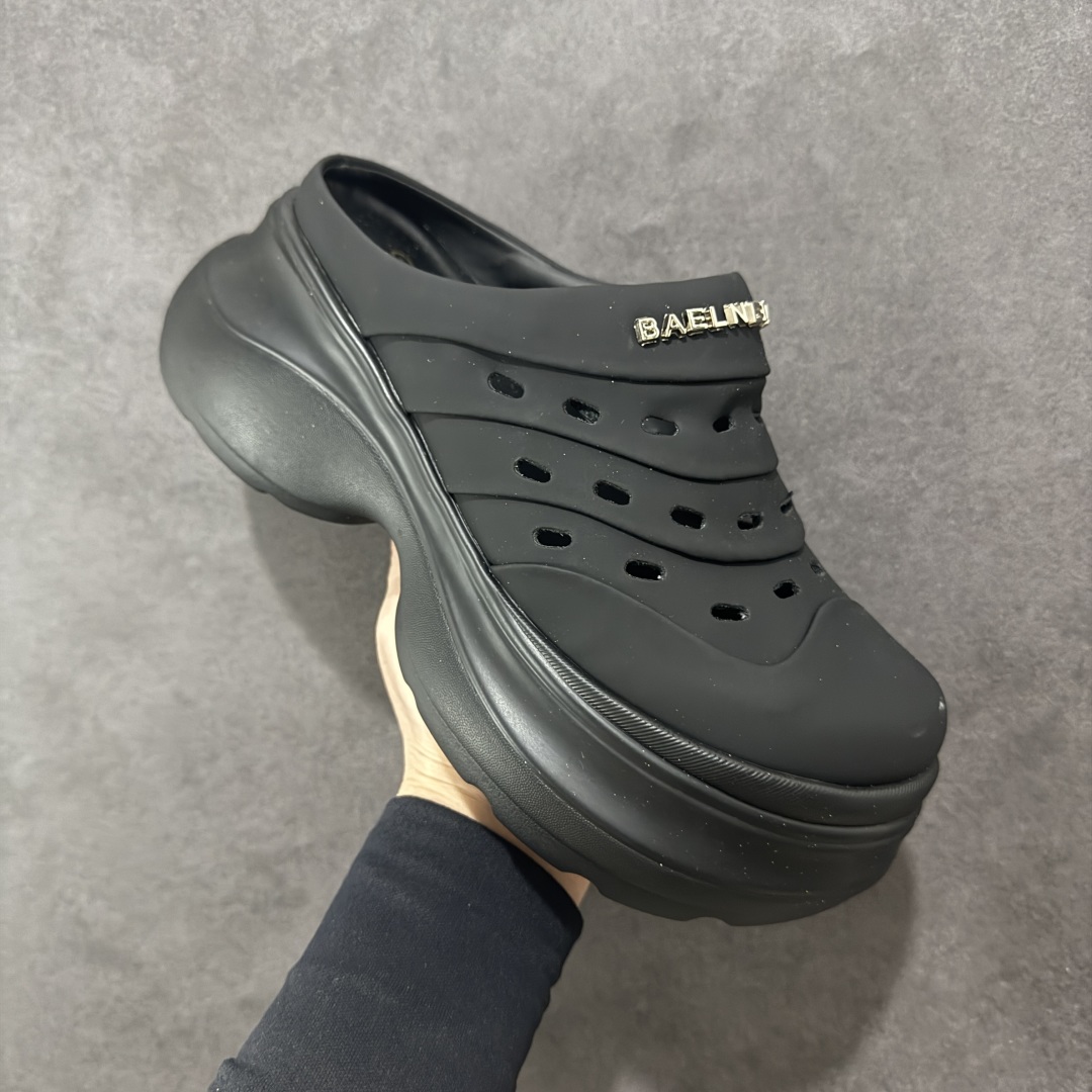 图片[3]-【公司级】GG-CC 7.5CM 2025年夏季新款时尚厚底洞洞拖鞋女通勤沙滩凉拖 MAX广东大厂出品‼ 品质推荐 春夏必备的一脚蹬包头洞洞拖鞋 厚底增高 拖拖的少女乐 秒变大长脚视感 百变穿搭 灵动闪闪的五金水钻点缀 简约大方 而不失高奢感 货号：G25S1502 尺码：35 36 37 38 39 40-选品中心