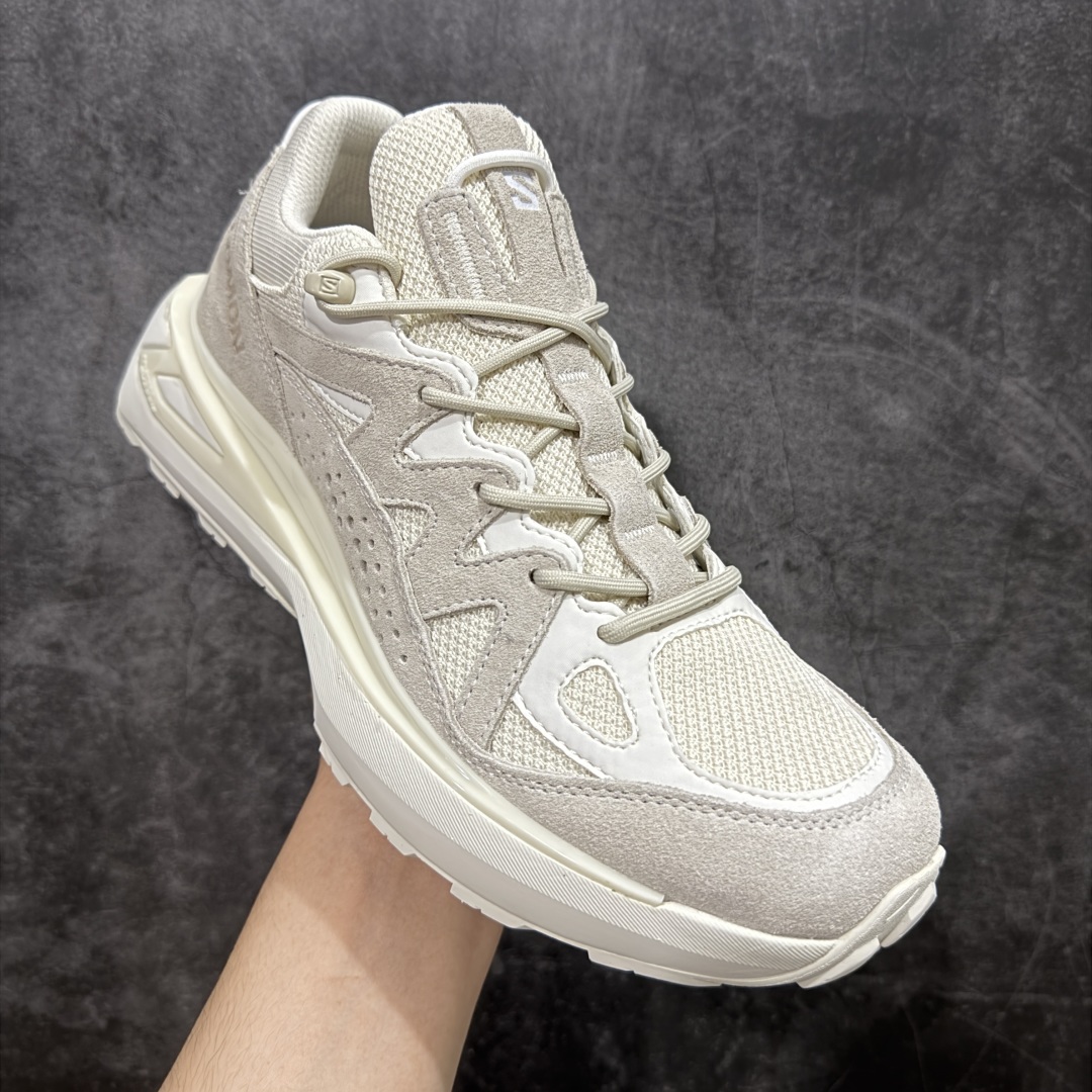 图片[3]-【莞产礼盒版】Salomon 萨洛蒙 情侣款👫 户外都市潮流舒适休闲 减震 Odyssey Elmt 运动鞋 原版购入开发 做货 雷军同款Salomon 为越野鞋 ODYSSEY ELMT LOW 提供全新配色选项 Vanillalce，配备柔软的缓震泡棉中底，提供持久的舒适感 鞋底采用了AdvancedChassisTMM 稳定的底盘系统 为穿着者提供舒服的脚感和稳定性 面料 原版定制进口牛皮材质 内里 原版定制透气网里 鞋底 原版开模防滑发泡材质 尺码： 36-46-选品中心