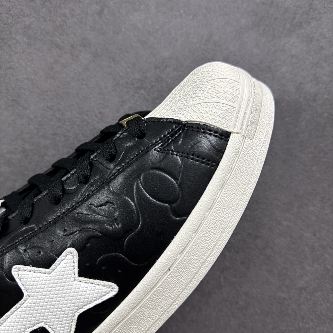  
【公司级】Bape x Adidas Originals Superstar贝壳头系列 阿迪达斯 三