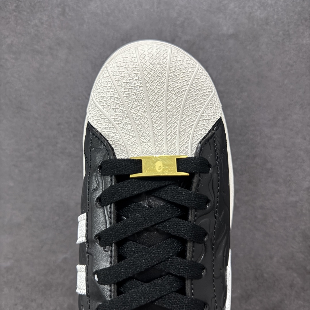  
【公司级】Bape x Adidas Originals Superstar贝壳头系列 阿迪达斯 三