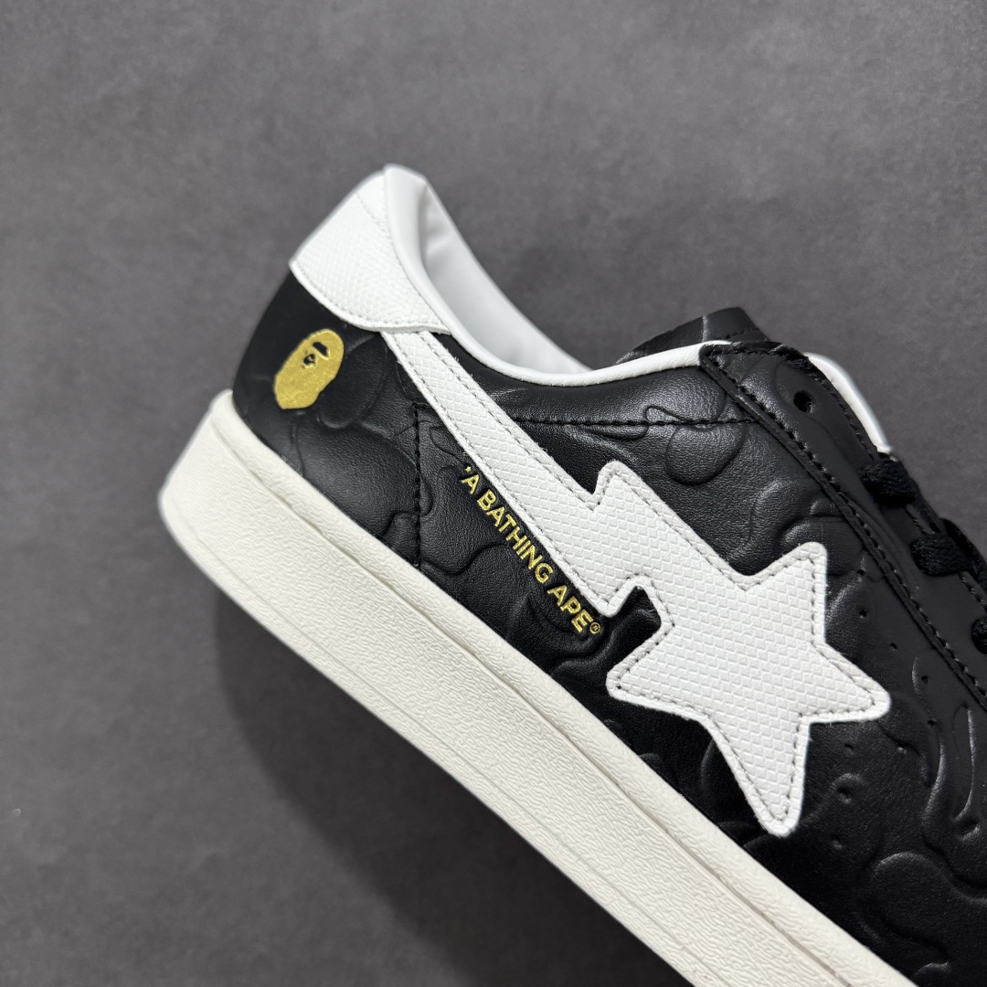  
【公司级】Bape x Adidas Originals Superstar贝壳头系列 阿迪达斯 三