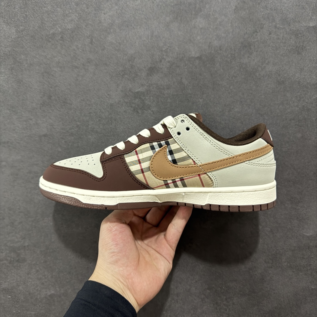 【定制版】Nike SB Dunk Low x BURBERRY 棕灰小勾 XD1588-217