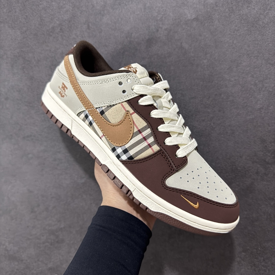 【定制版】Nike SB Dunk Low x BURBERRY 棕灰小勾 XD1588-217