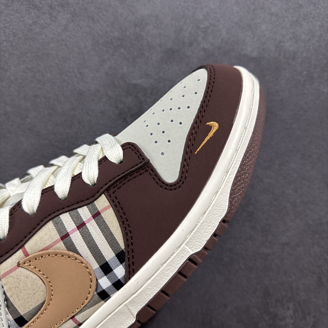 【定制版】Nike SB Dunk Low x BURBERRY 棕灰小勾 XD1588-217