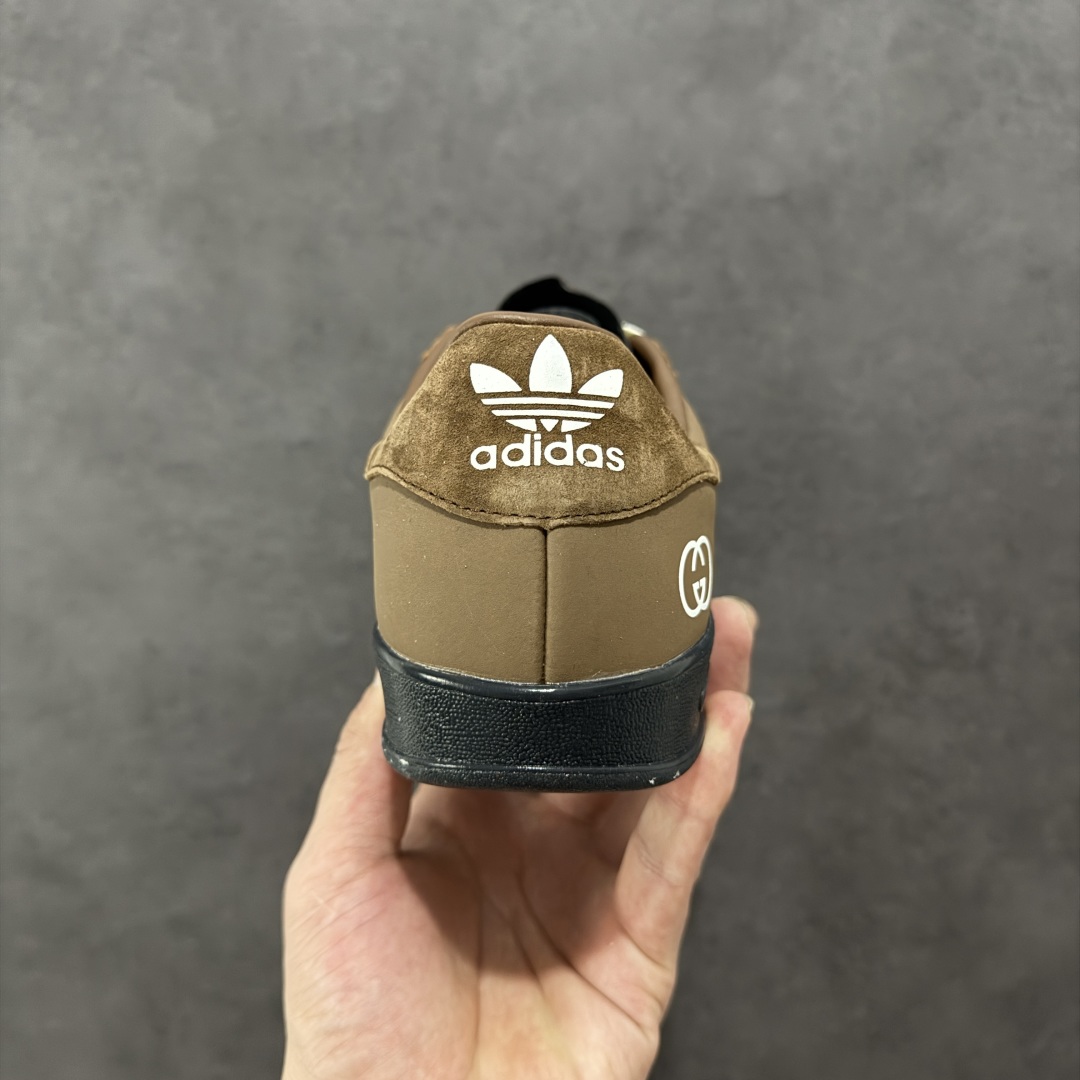 【定制版】adidas Originals Gazelle INdoor x GUCCI 三叶草休闲防滑耐磨低帮板鞋 DD6604