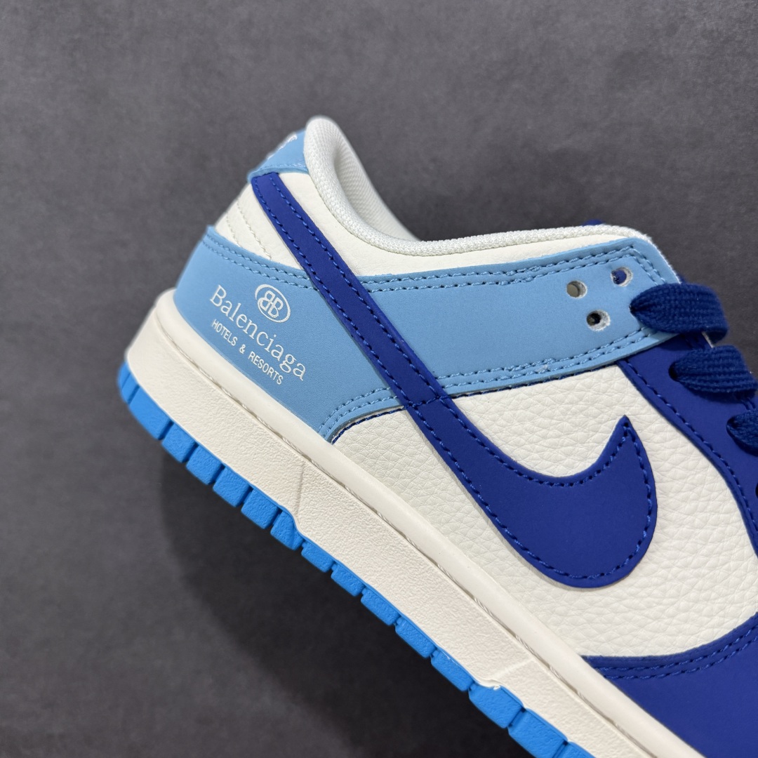 【定制版】Nike SB Dunk Low Balenciaga联名 深浅蓝拼接 周年高端定制 低帮休闲板鞋 ZH2598-275