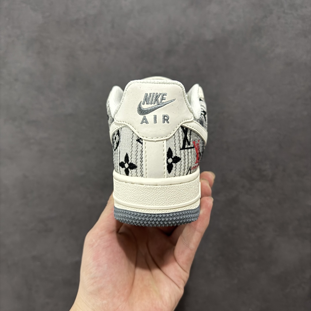 【定制版】Nike Air Force 1'07 Low LV联名 黑灰印花牛仔 空军一号低帮休闲板鞋 XS1958-587