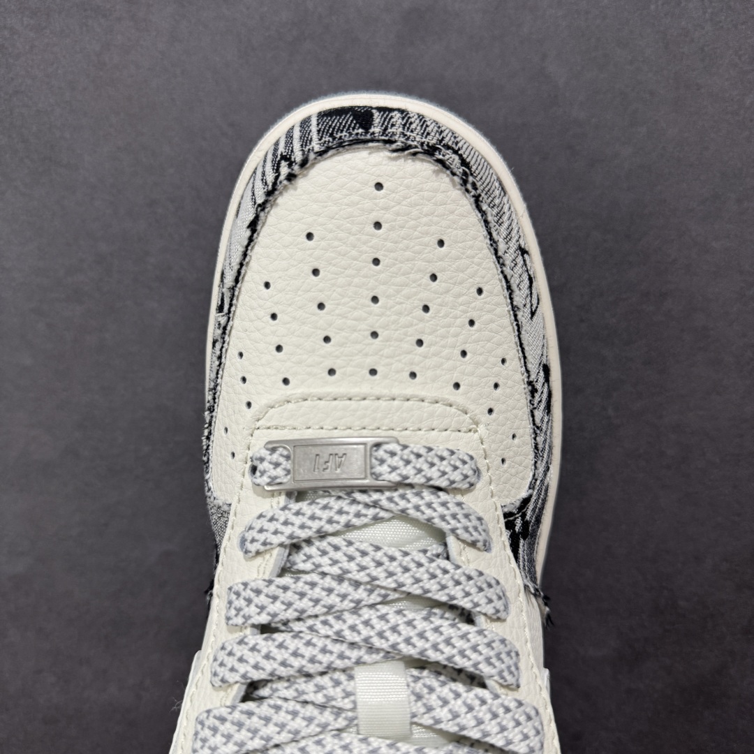 【定制版】Nike Air Force 1'07 Low LV联名 黑灰印花牛仔 空军一号低帮休闲板鞋 XS1958-587