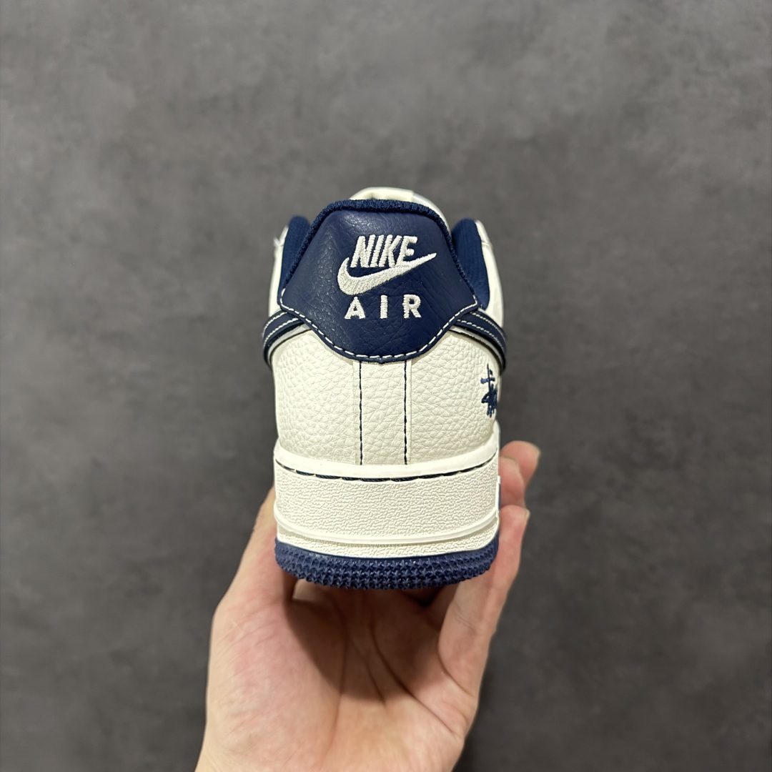 【定制版】Nike Air Force 1'07 Low 斯图西联名 深蓝小三勾 空军一号低帮休闲板鞋 HH7518-061