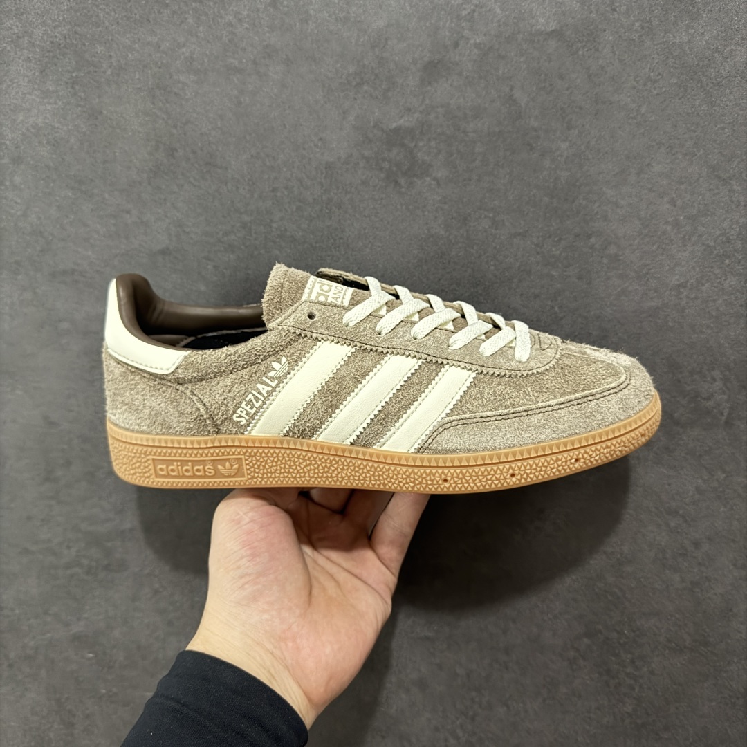  
【纯原版】Adidas Handball Spezial  阿迪达斯经典款牛皮复古休闲板鞋 棕白生胶