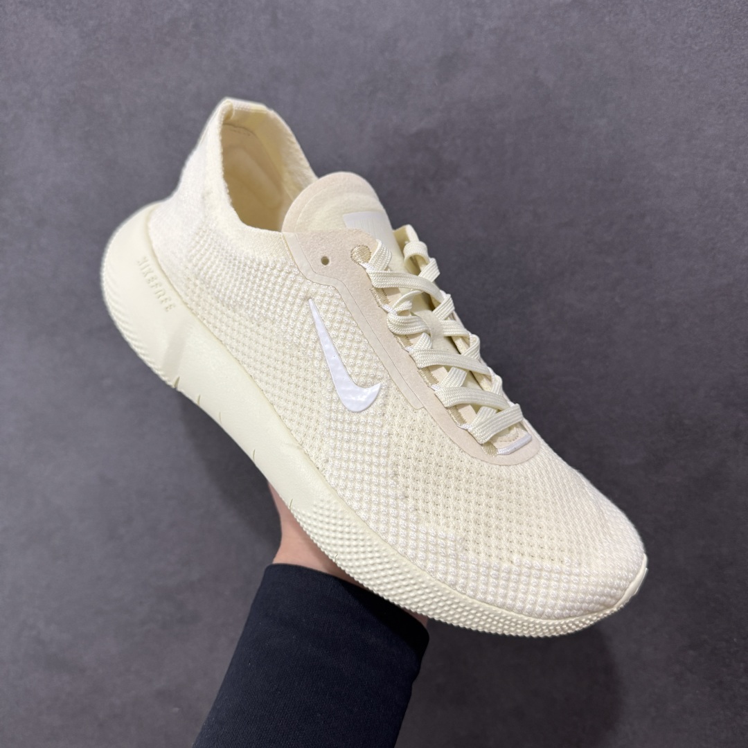 耐克Nike Free 2025 赤足2025系列针织轻便透气袜套式休闲运动慢跑鞋“针织奶油米白” HF2720-101