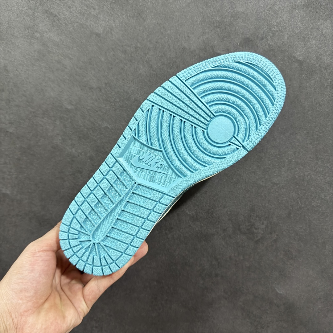 【定制版】Travis Scott x Fragment Design x Air Jordan 1 Low OG SP AJ1 北面联名 青方格勾 低帮文化休闲板鞋 LD2025-026