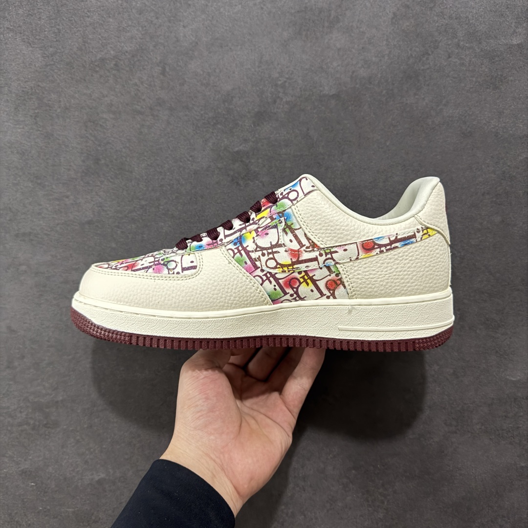 NIke Air Force 1 '07 Low “迪奥联名——彩色插花”空军一号 低帮 运动鞋 休闲鞋 DF0188-063