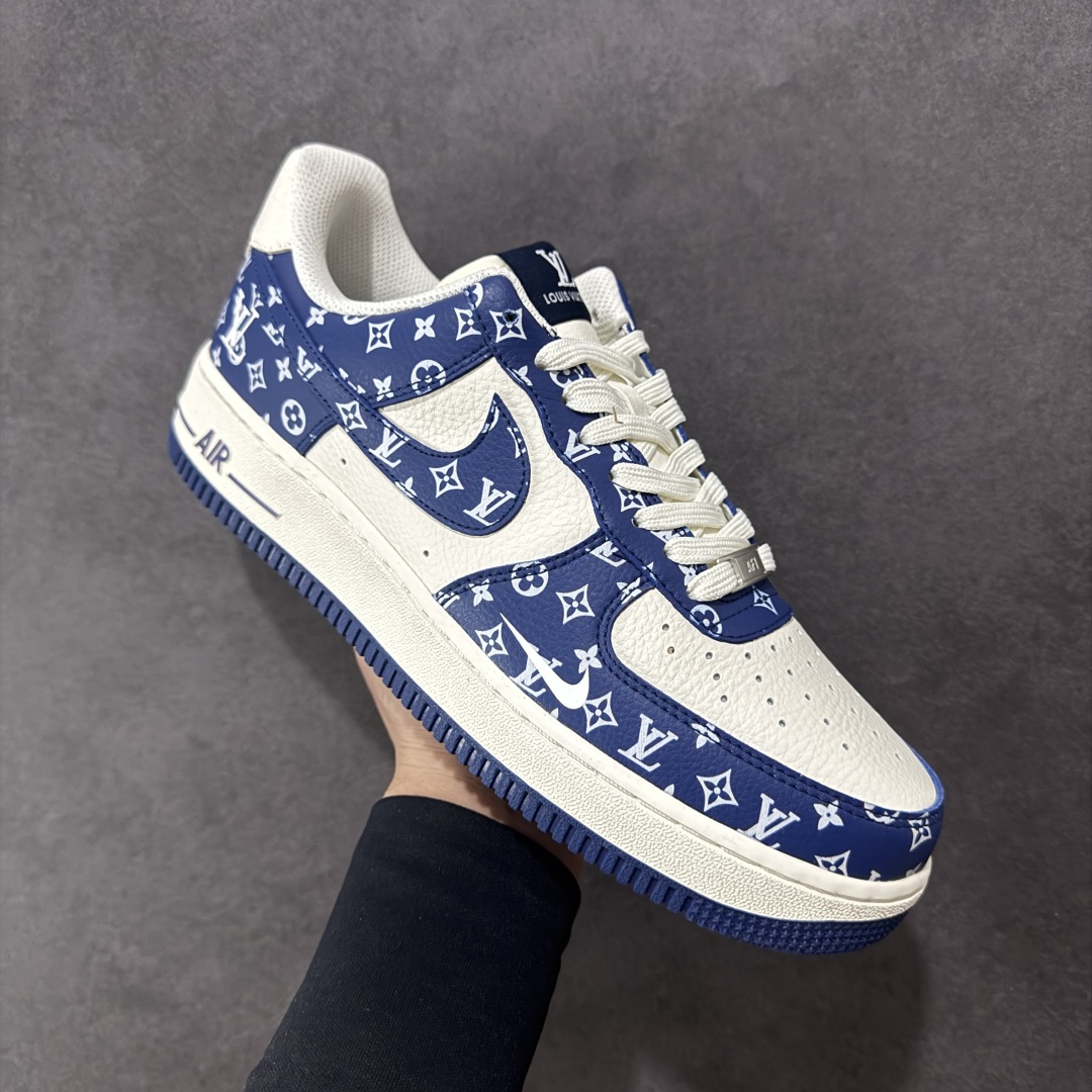 【定制版】Nike Air Force 1'07 Low LV联名 白蓝小白勾 空军一号低帮休闲板鞋 LW9279-008