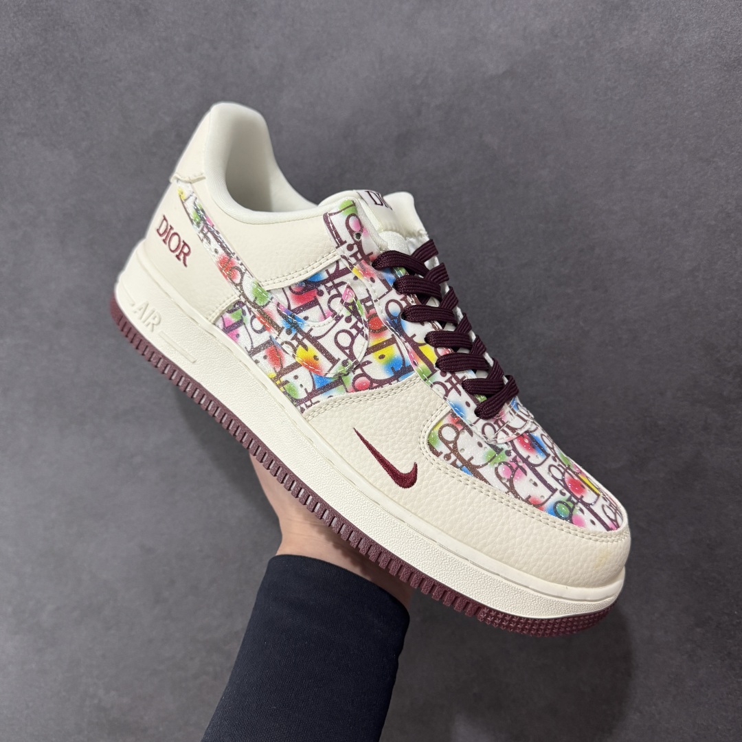 NIke Air Force 1 '07 Low “迪奥联名——彩色插花”空军一号 低帮 运动鞋 休闲鞋 DF0188-063