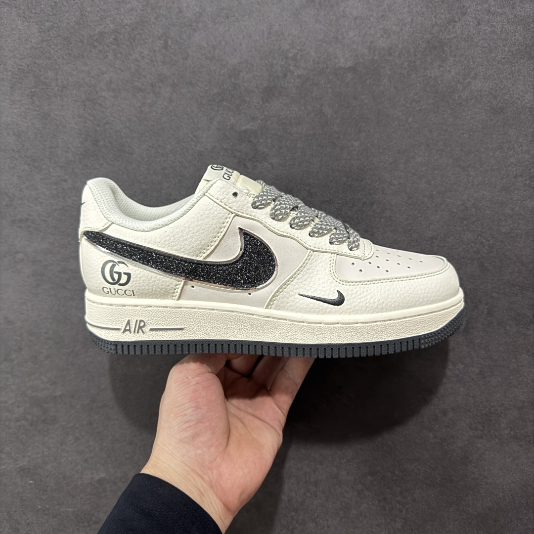240 【定制版】Gucci x Nk Air Force 1’07 定制配色 古驰联名 空军一号低帮经典低帮休闲百搭板鞋 QY6818-606