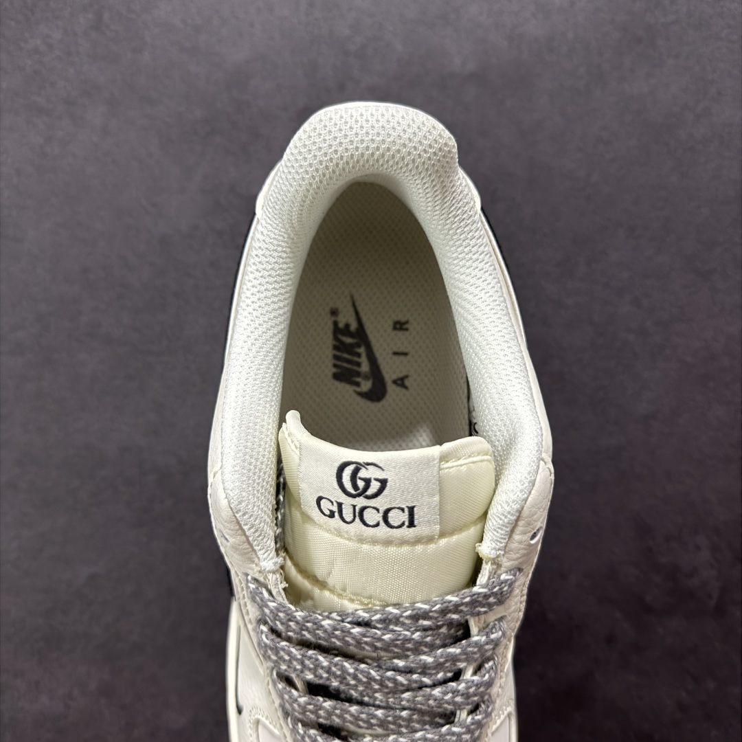 240 【定制版】Gucci x Nk Air Force 1’07 定制配色 古驰联名 空军一号低帮经典低帮休闲百搭板鞋 QY6818-606