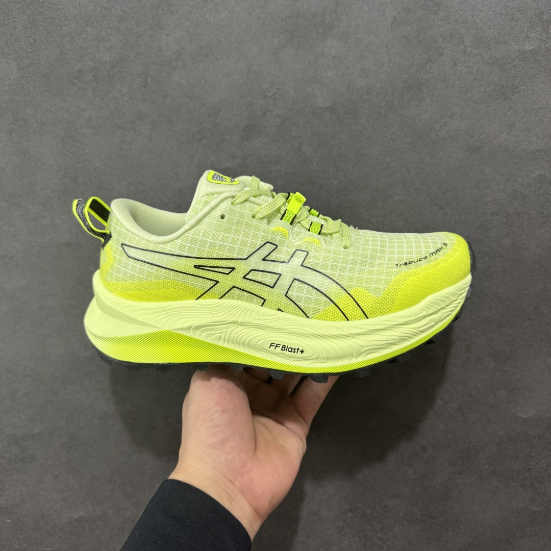 【公司级】Asics Gel-Trabuco Max 3 亚瑟士复古透气休闲鞋缓震男子耐磨跑步鞋  #鞋面采用无缝线鞋面,贴合脚型,穿着舒适;中底360°环绕式GL,提供良好的缓冲性能;  尺码:36 37 37.5 38 39 39.5 40 40.5 41.5 42 42.5 43.5 44 45-选品中心