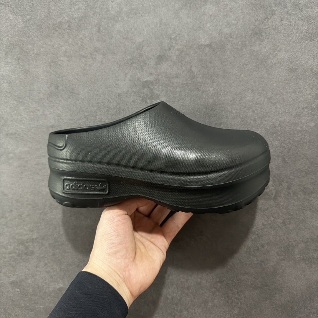 【X版】AD Adifom Stan Smith Platform Mule史密斯原型改良系列穆勒风松糕厚底休闲包头露跟凉鞋式拖鞋