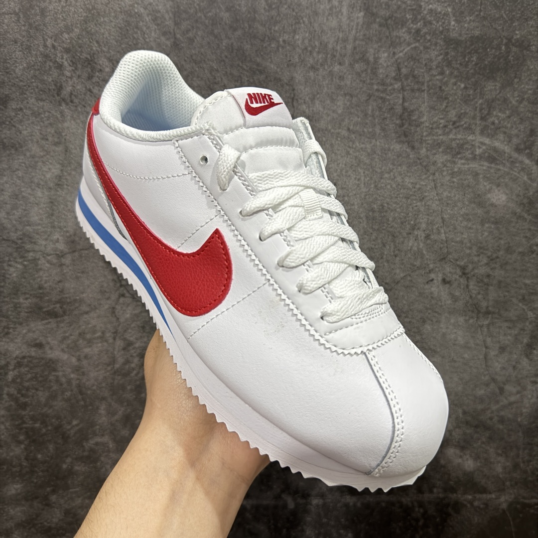 【Top纯原】NK Classic Cortez Leather 阿甘复古初代皮革慢跑鞋 DM4044-108