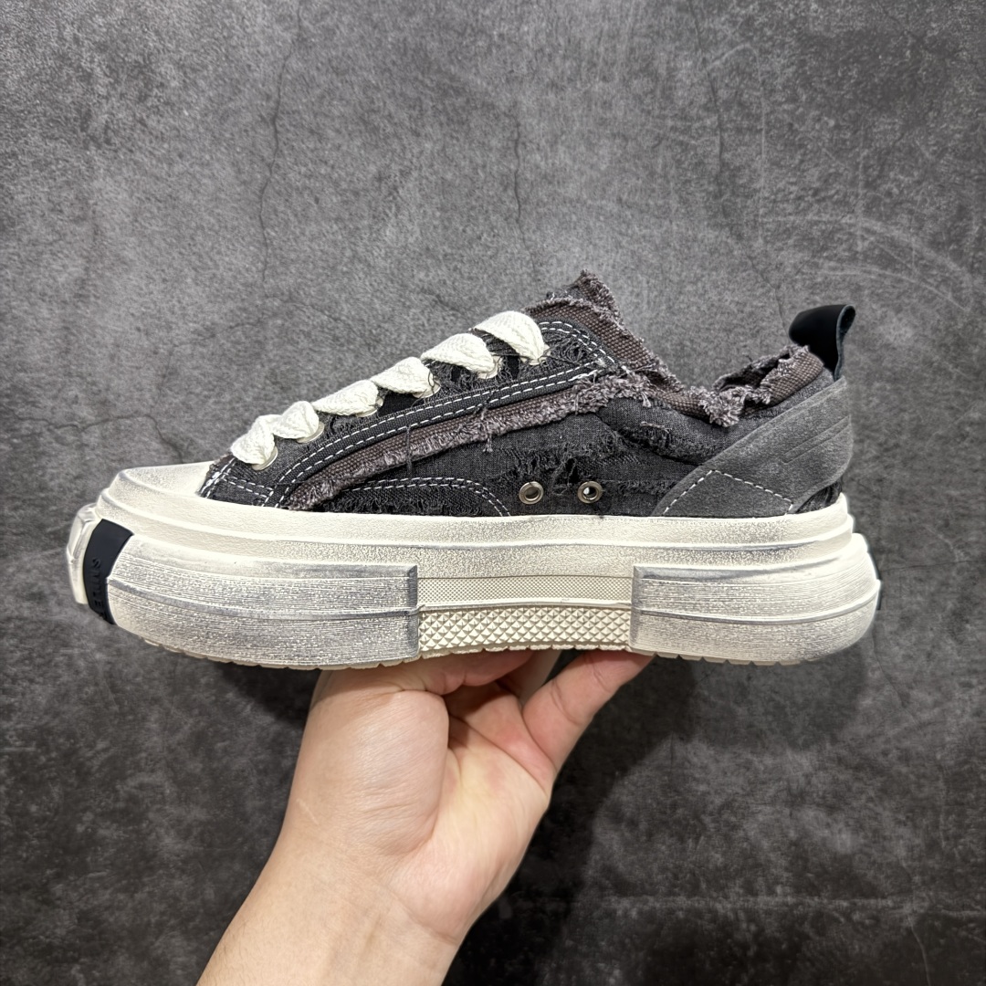 图片[2]-【广东纯原版本】SMILEREPUBLIC INCEPTION GRAY FRINGE 檀健次70s灰色流苏增高低帮帆布休闲鞋  #采用了高质量环保型帆布材料，经过多重精湛的工艺制作而成。以70年代盛兴的帆布鞋为设计灵感，将品牌logo镶嵌于鞋底，百搭时尚，尽显潮酷姿态！  尺码：35 36 37 38 39 40 41 42 43 44-选品中心