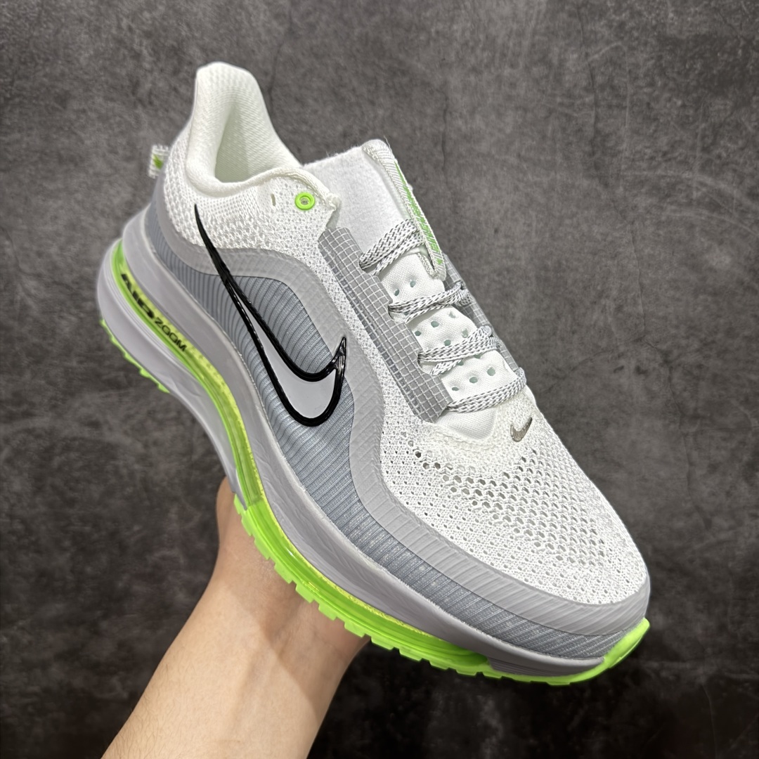 【i8版本】Nike Pegasus Premium Airscape 舒适百搭减震防滑耐磨透气 低帮跑步鞋 男款 灰白绿 HQ2592-009