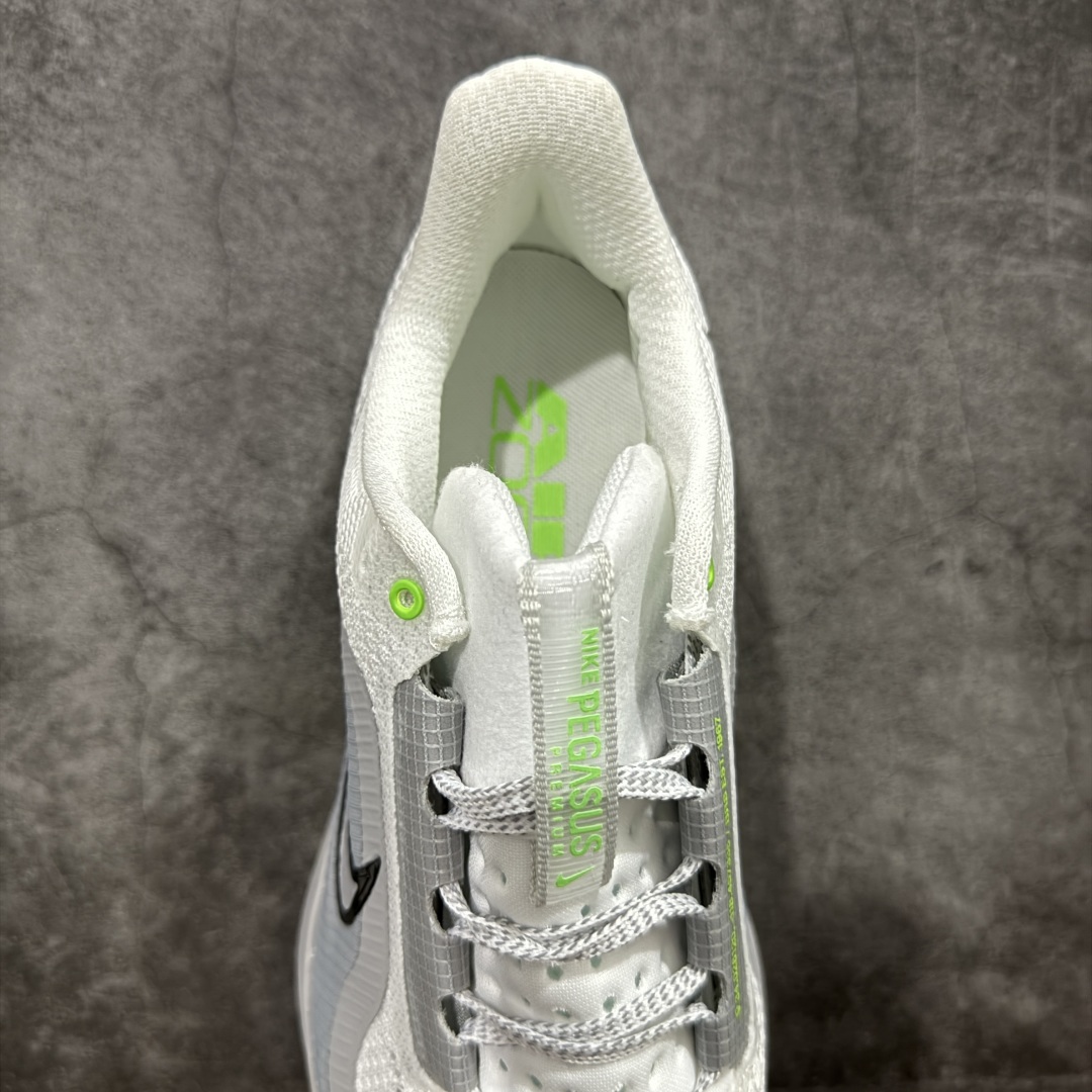 【i8版本】Nike Pegasus Premium Airscape 舒适百搭减震防滑耐磨透气 低帮跑步鞋 男款 灰白绿 HQ2592-009