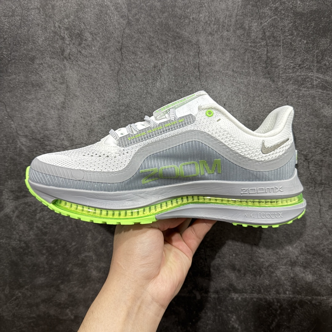 【i8版本】Nike Pegasus Premium Airscape 舒适百搭减震防滑耐磨透气 低帮跑步鞋 男款 灰白绿 HQ2592-009