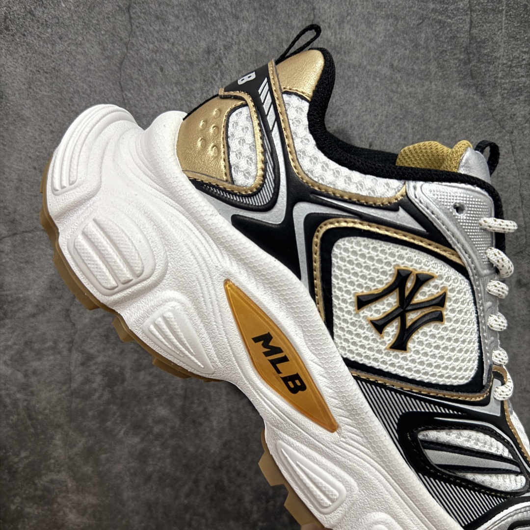 【纯原订单】MLB Winner Chunky 25新款 NY百搭舒适休闲潮流运动厚底增高 防滑耐磨 低帮 老爹鞋