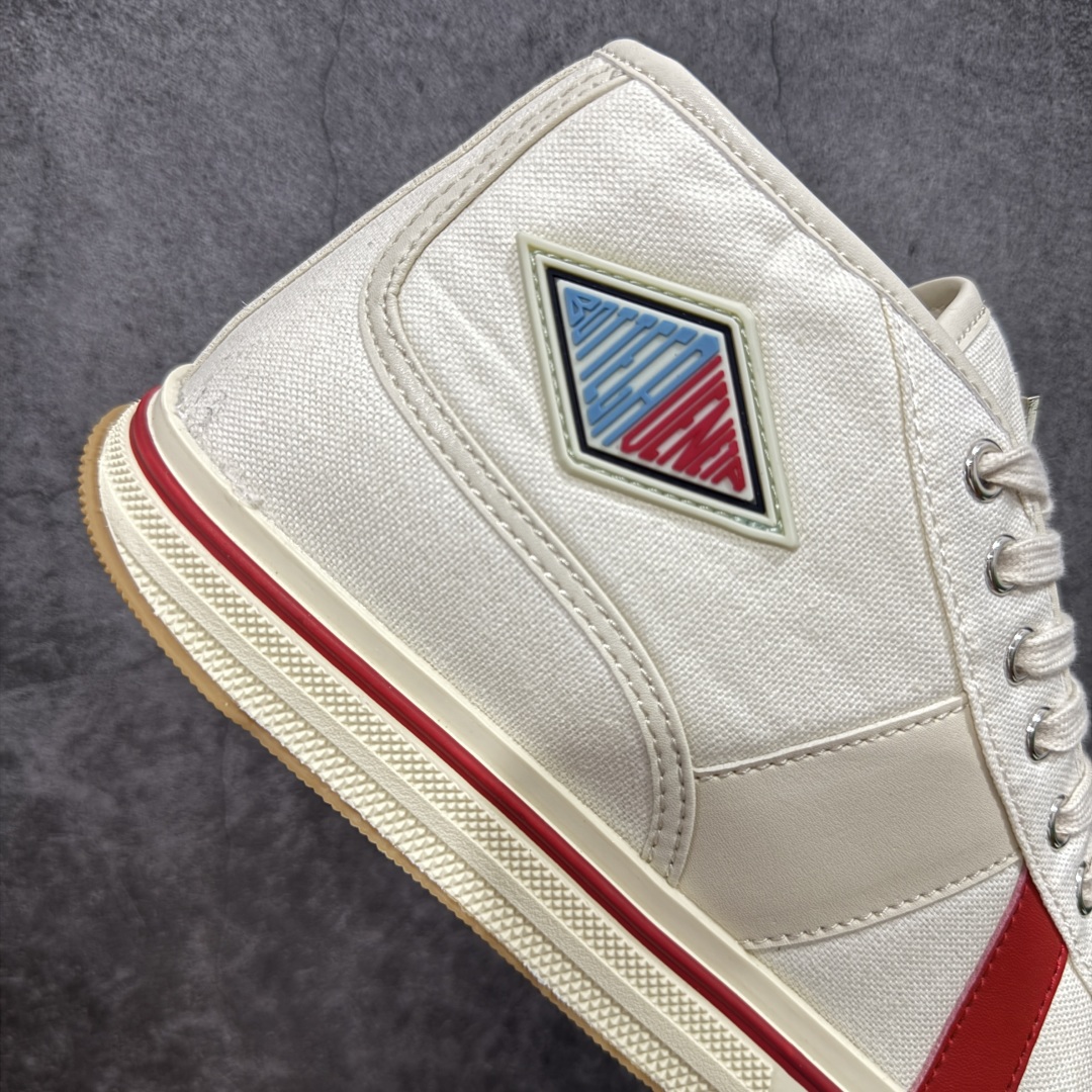 图片[7]-【YH版】意大利奢侈品牌-宝缇嘉/葆蝶家-Bottega Veneta Eliot Canvas Mid Sneakers 艾略特系列中帮复古舒适休闲运动板鞋“帆布红黄” 采用进口全工艺帆布鞋面鞋面材质 加入纤维革锁边处理 内嵌软质PU革贴合加厚恢复性EVA缓震脚垫 外置防变形耐磨TPU橡胶大底 尺码：35-45-选品中心