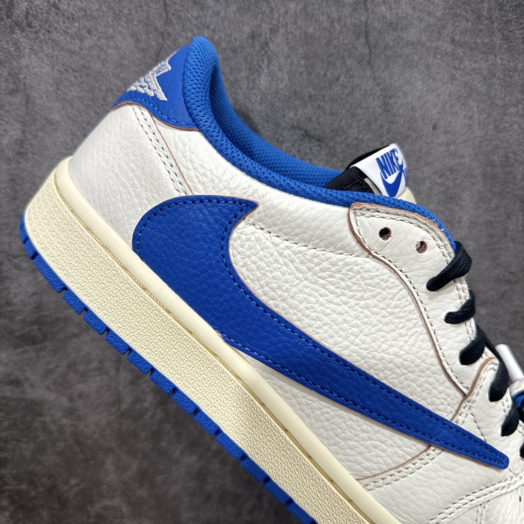 【PK版本】Travis Scott x Air Jordan AJ1 Low OG SP TS联名倒钩低帮 白蓝闪电2.0 DM7866-104