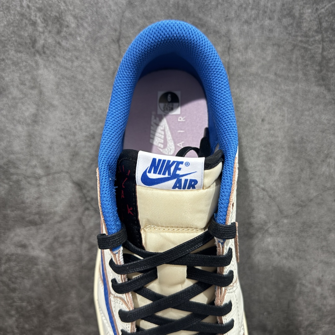【PK版本】Travis Scott x Air Jordan AJ1 Low OG SP TS联名倒钩低帮 白蓝闪电2.0 DM7866-104