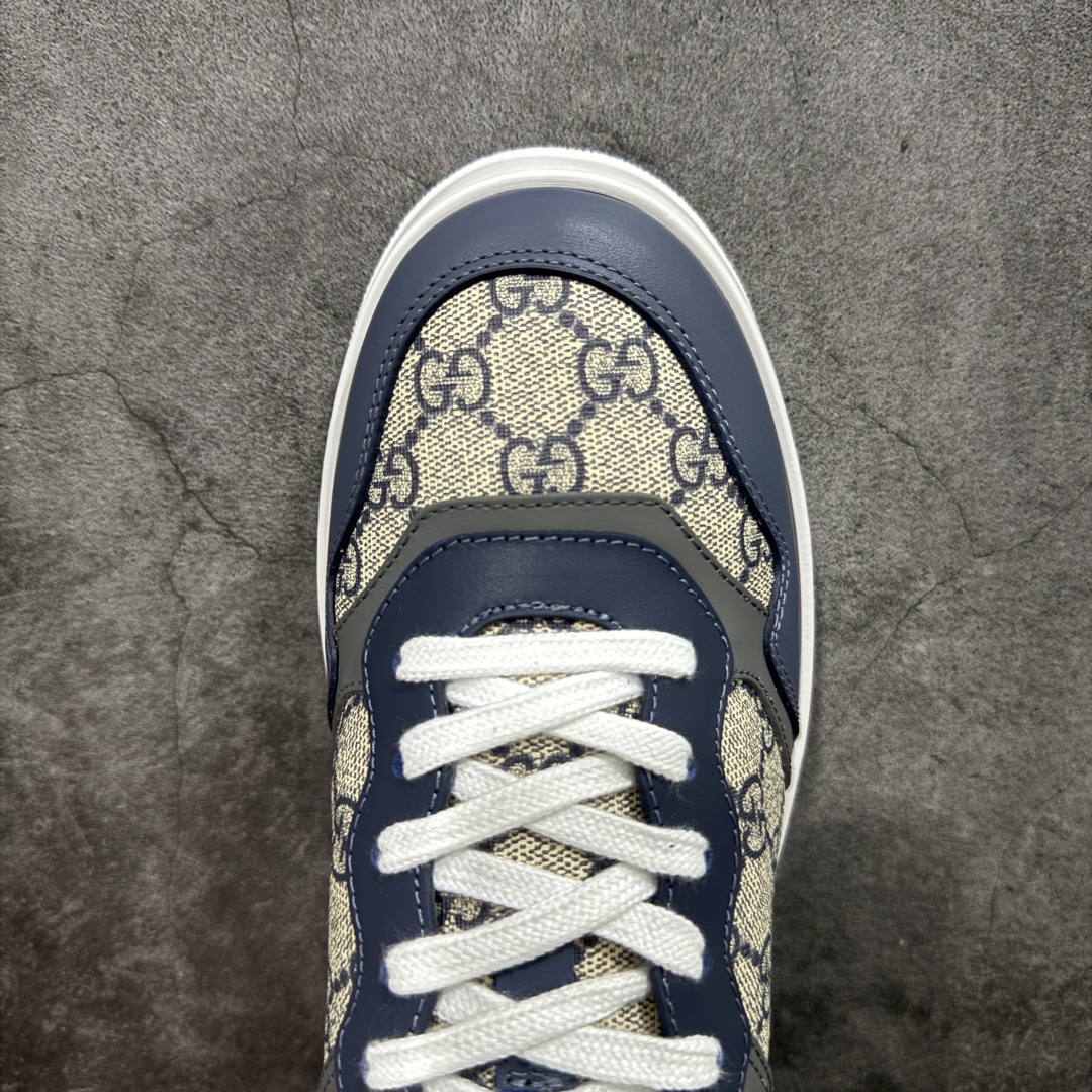 图片[5]-【HS顶级礼盒版】Gucci 2025全新升级版 GG情侣款厚底饼干鞋 小白鞋运动平板鞋 原版原色，配航空礼盒包装 明星 网红 小红书等必定种草打call❤ 原版定制牛皮面料(经典老花布，穿孔，压纹工艺)，原版底有大Gucci Logo，后跟还有个GG Logo， 原版定制，超柔软牛皮内里，牛皮垫脚👍 5cm*厚底，经典gucci织带 尺码：40-45-选品中心