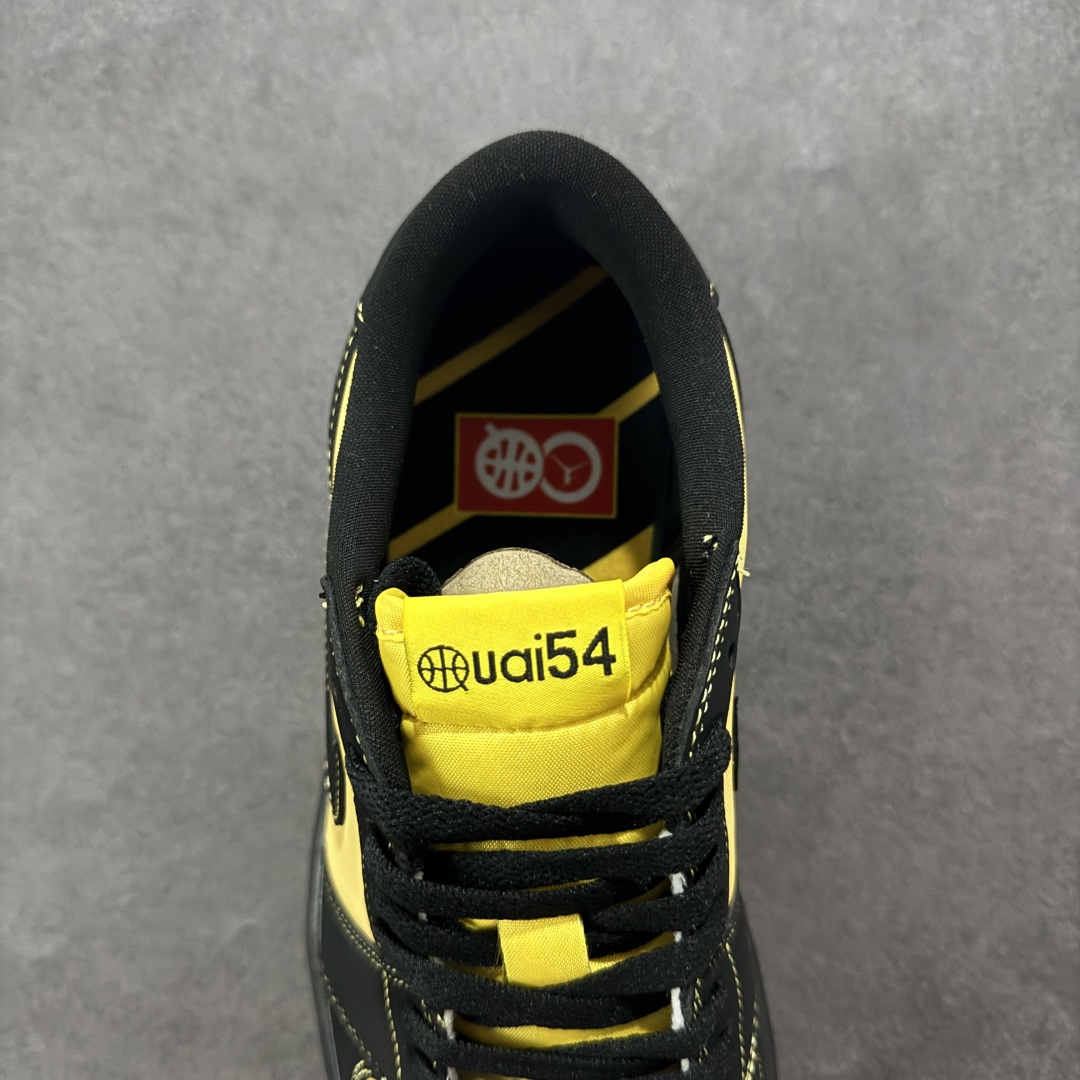 【K版】Air Jordan AJ1 Low 低帮 街球黑黄 IB8836-007