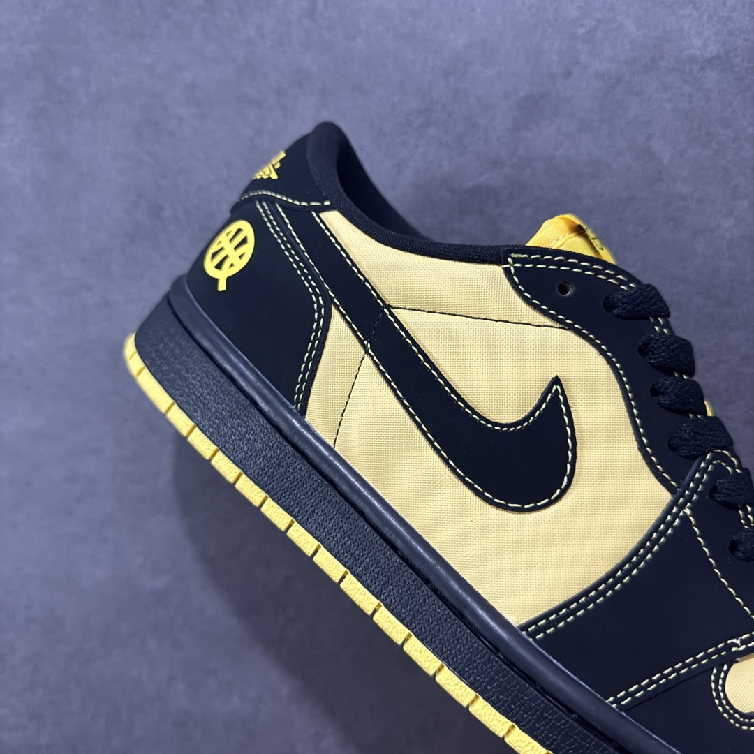 【K版】Air Jordan AJ1 Low 低帮 街球黑黄 IB8836-007