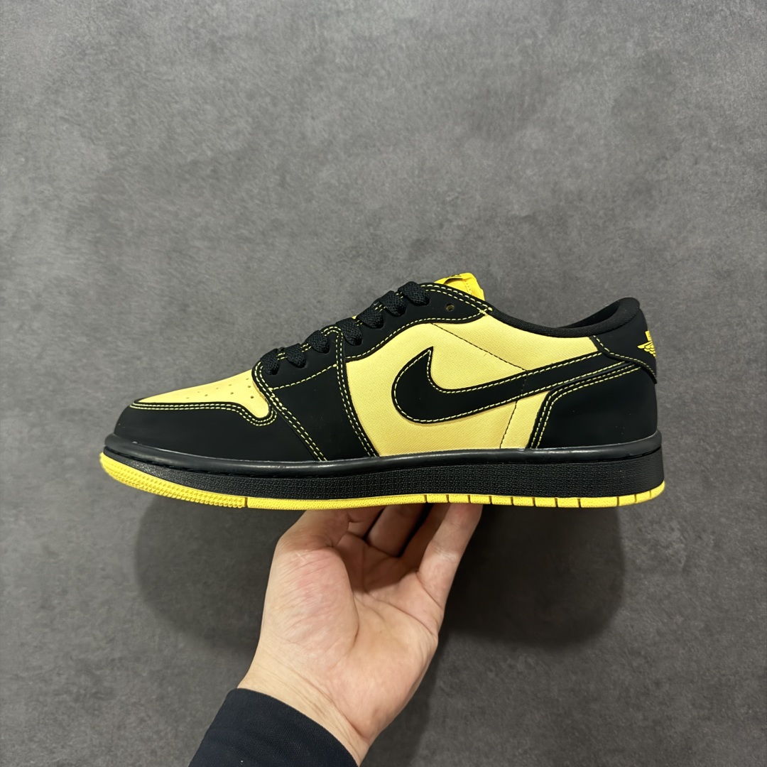 【K版】Air Jordan AJ1 Low 低帮 街球黑黄 IB8836-007