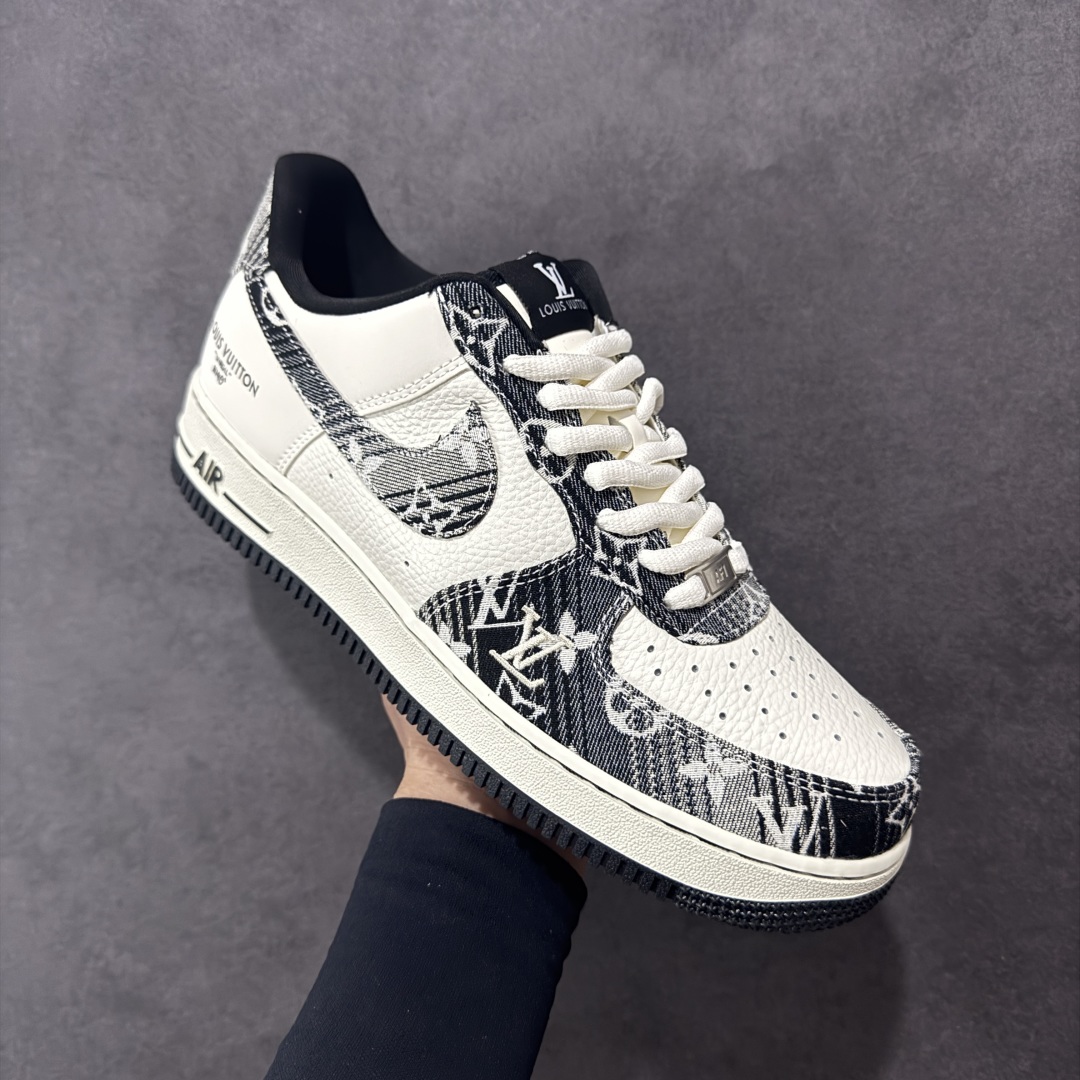 【定制版】Nike Air Force 1'07 Low LV联名 灰黑牛仔 空军一号低帮休闲板鞋 SC9207-539