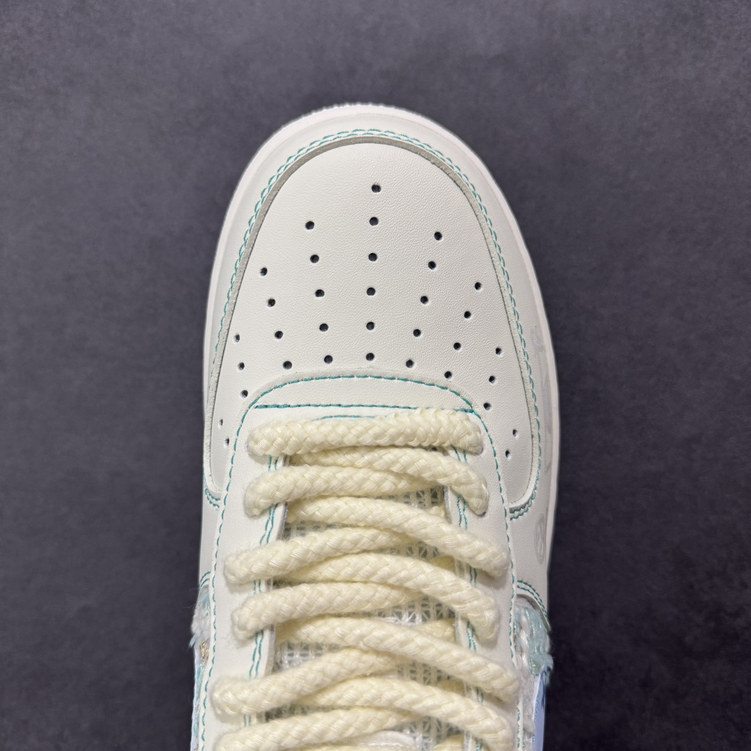 【定制版】Nike Air Force 1'07 Low ”Love Words” 小香风系列 蓝言情话 空军一号低帮休闲板鞋 FJ7740-510