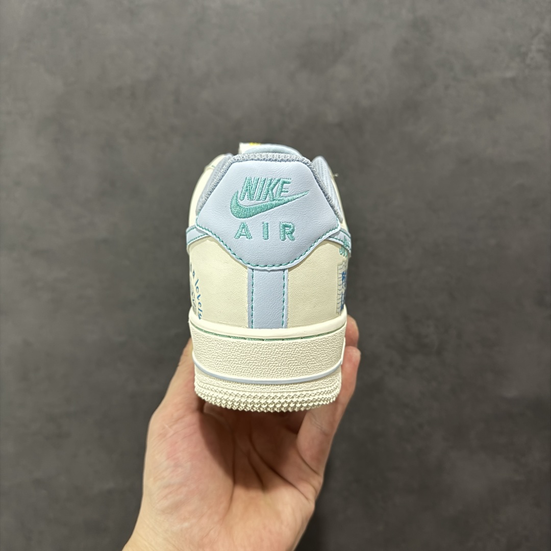 【定制版】Nike Air Force 1'07 Low ”Love Words” 小香风系列 蓝言情话 空军一号低帮休闲板鞋 FJ7740-510