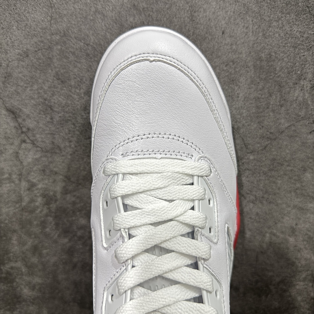  
【莞产】Air Jordan 5 Fire Red“Black Tongue” AJ5 高帮 复古篮