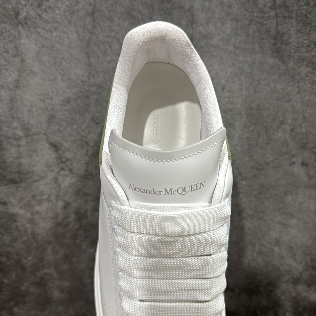 Alexander McQueen/亚历山大麦昆 松糕鞋厚底增高小白鞋 金尾