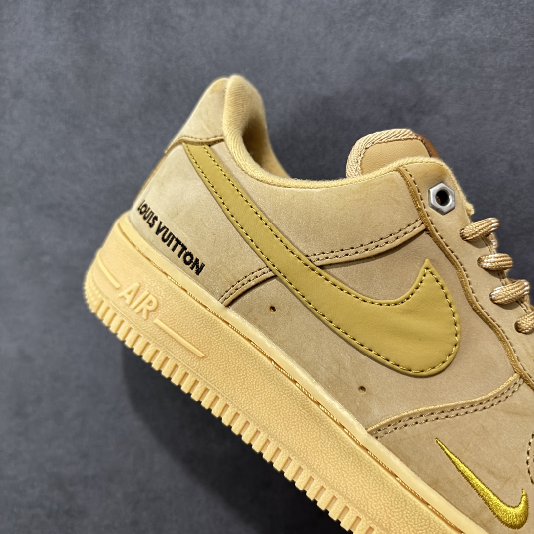  
【定制版】LV x Nike Air Force 1'07 Low 驴牌印花小麦色 空军一号低帮休闲