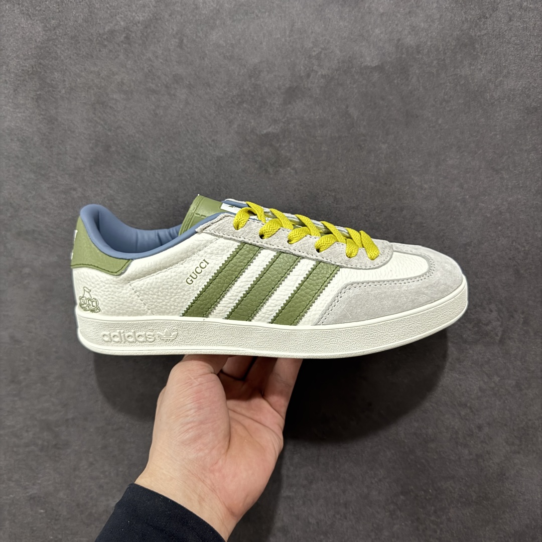  
【定制版】AD Originals Gazelle INdoor x GUCCI
三叶草休闲防滑耐磨