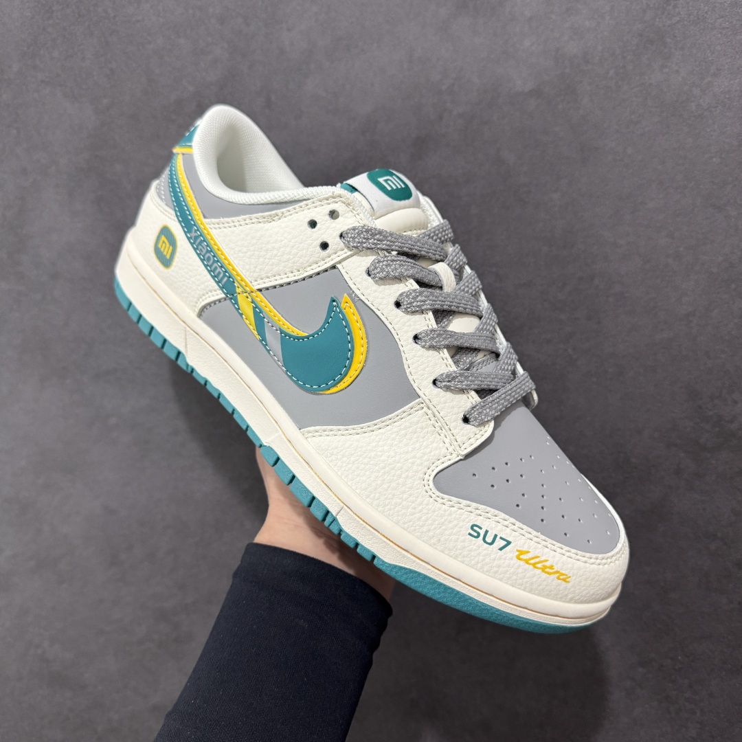  
【定制版】Nike SB Dunk Low 小米联名 海湾蓝 周年高端定制 低帮休闲板鞋 SS116