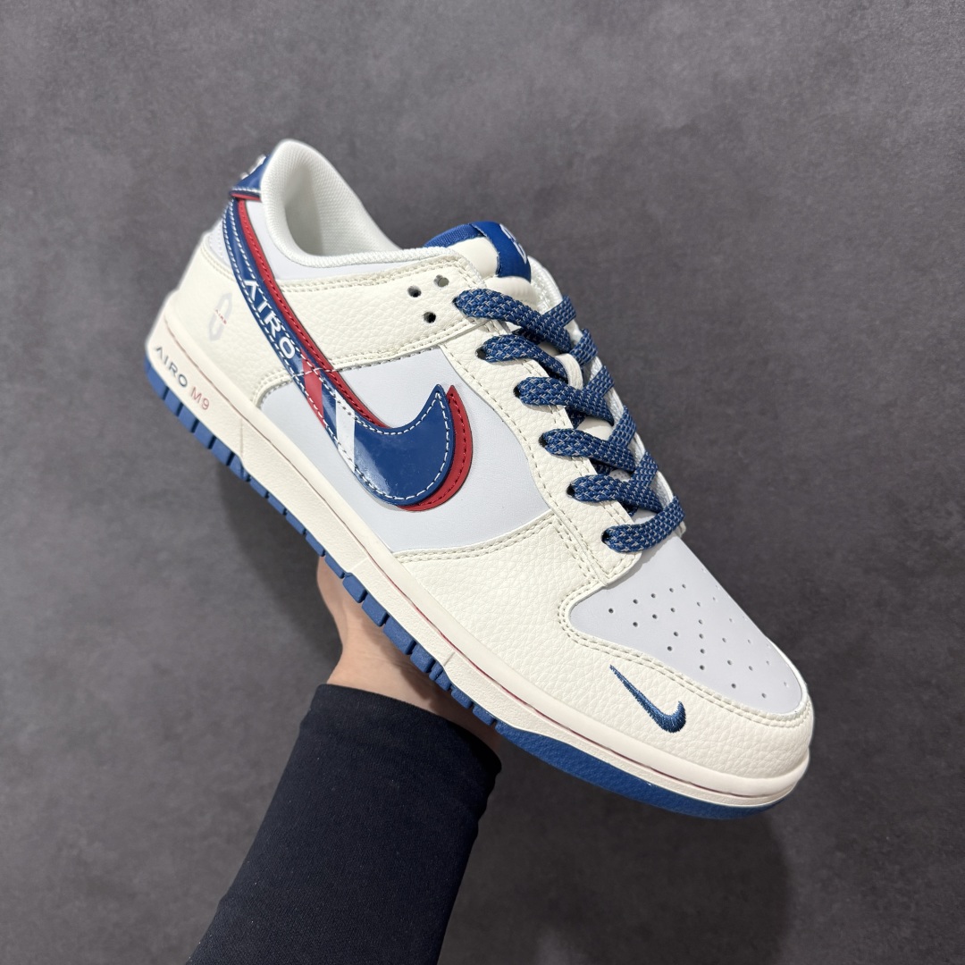  
【定制版】Nike SB Dunk Low 问界M9蓝彩勾 周年高端定制 低帮休闲板鞋 FC1688