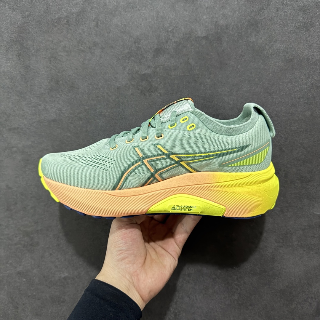 图片[2]-【公司级】Asics Gel-Kayano 31代 运动休闲透气专业跑鞋   #原档案据数开发楦型纸版 原装印尼工代进口单丝纤维程工网布鞋面，更贴合脚型和舒适透气，后跟稳定片带来合脚舒适的穿着感优化后的GEL，提供更好的缓冲保护性，FLYTEFOAM BLAST中底科技，兼具轻量、缓冲、回弹，提升跑步推进力，给跑步健将营造新的跑步体验。   尺码：36 37 37.5 38 39 39.5 40 40.5 41.5 42 42.5 43.5 44 45-选品中心