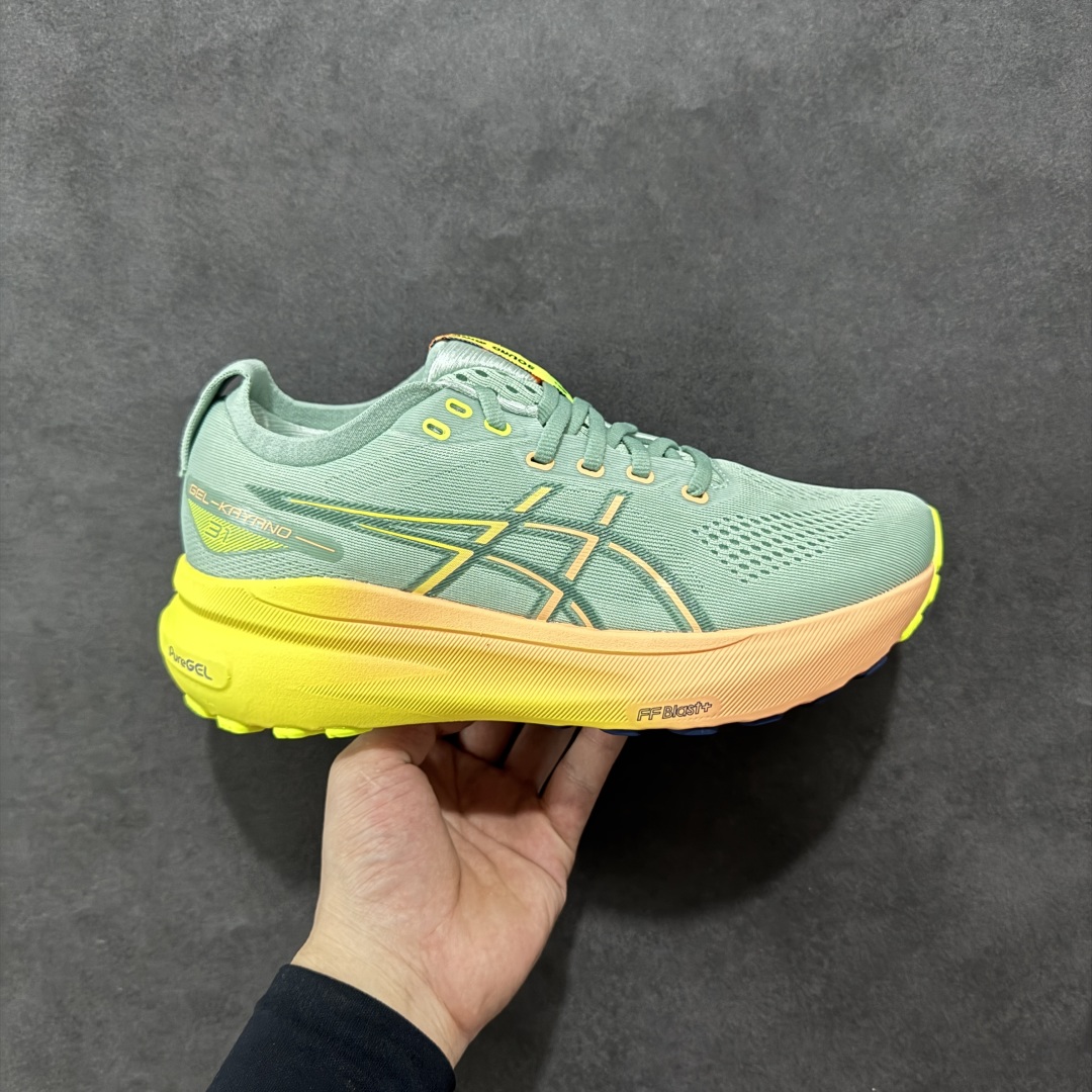 【公司级】Asics Gel-Kayano 31代 运动休闲透气专业跑鞋   #原档案据数开发楦型纸版 原装印尼工代进口单丝纤维程工网布鞋面,更贴合脚型和舒适透气,后跟稳定片带来合脚舒适的穿着感优化后的GEL,提供更好的缓冲保护性,FLYTEFOAM BLAST中底科技,兼具轻量、缓冲、回弹,提升跑步推进力,给跑步健将营造新的跑步体验。   尺码:36 37 37.5 38 39 39.5 40 40.5 41.5 42 42.5 43.5 44 45-选品中心