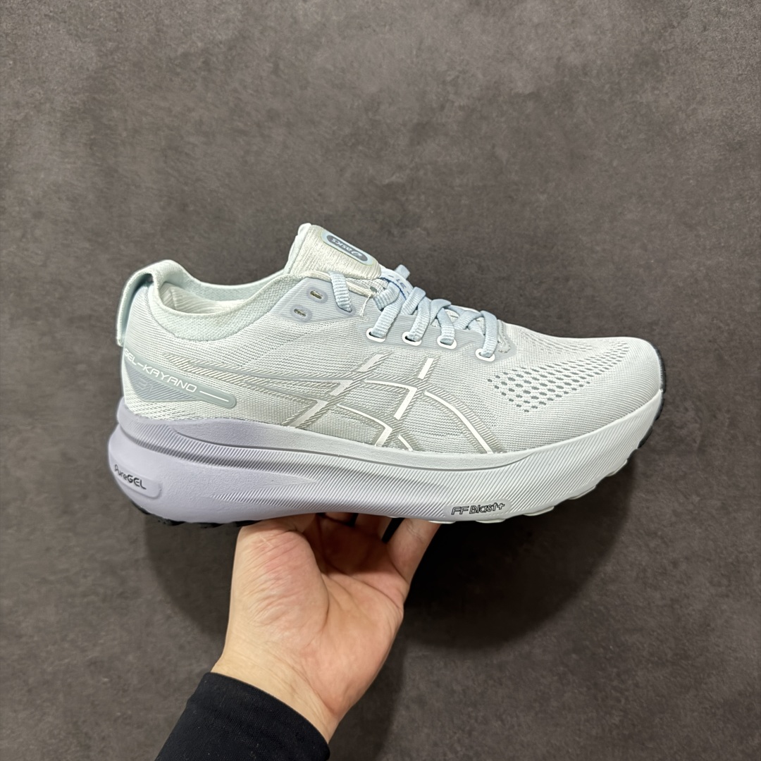 【公司级】Asics Gel-Kayano 31代 运动休闲透气专业跑鞋   #原档案据数开发楦型纸版 原装印尼工代进口单丝纤维程工网布鞋面,更贴合脚型和舒适透气,后跟稳定片带来合脚舒适的穿着感优化后的GEL,提供更好的缓冲保护性,FLYTEFOAM BLAST中底科技,兼具轻量、缓冲、回弹,提升跑步推进力,给跑步健将营造新的跑步体验。   尺码:36 37 37.5 38 39 39.5 40 40.5 41.5 42 42.5 43.5 44 45-选品中心